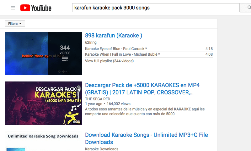 Karaoke Song Package Download